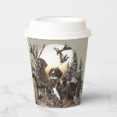 Deutsche Kurzzeiger Pappbecher (Vorderseite)