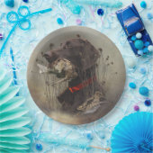 Deutsche Kurzzeiger Pappteller (Party)