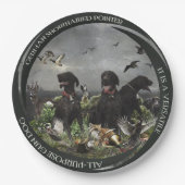 Deutsche Kurzzeiger Pappteller (Vorderseite)