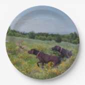 Deutsche Kurzzeiger Pappteller (Vorderseite)