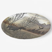 Deutsche Kurzzeiger Pappteller (Schrägansicht)