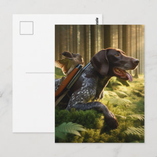 Deutsche Kurzzeiger Postkarte