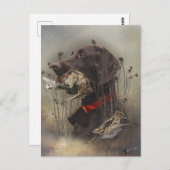 Deutsche Kurzzeiger Postkarte (Vorne/Hinten)