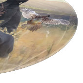 Deutsche Kurzzeiger Schneidebrett (Ecke)