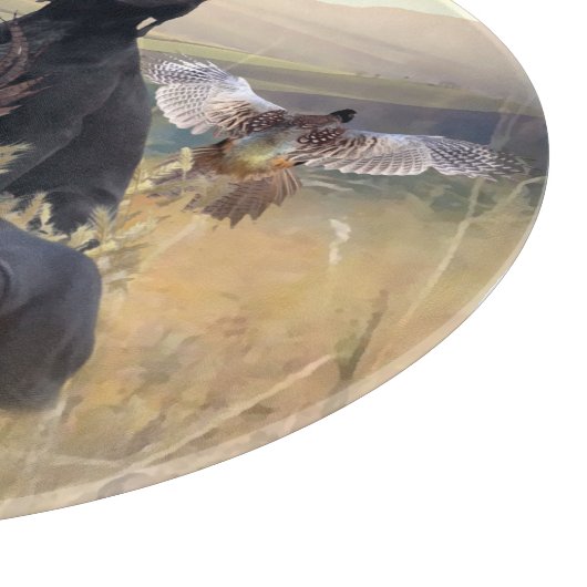 Deutsche Kurzzeiger Schneidebrett (Ecke)