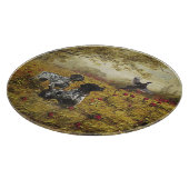 Deutsche Kurzzeiger Schneidebrett (Ecke)