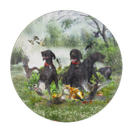 Deutsche Kurzzeiger Schneidebrett