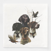 Deutsche Kurzzeiger Serviette (Vorderseite)