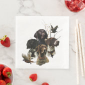 Deutsche Kurzzeiger Serviette (Beispiel)