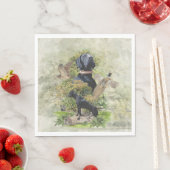 Deutsche Kurzzeiger Serviette (Beispiel)