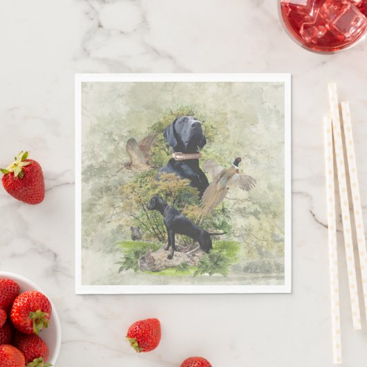 Deutsche Kurzzeiger Serviette (Beispiel)