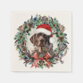 Deutsche Kurzzeiger Serviette (Vorderseite)