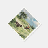 Deutsche Kurzzeiger Serviette (Ecke)