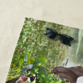 Deutsche Kurzzeiger Strandtuch (Beispiel)