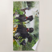 Deutsche Kurzzeiger Strandtuch (Vorderseite)