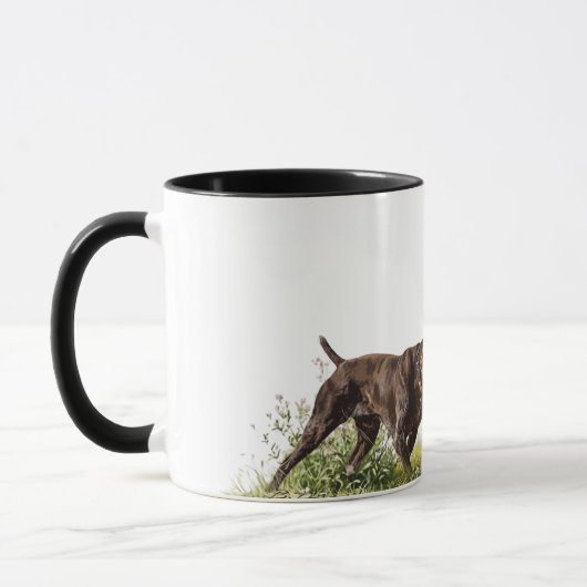 Deutsche Kurzzeiger Tasse (Links)
