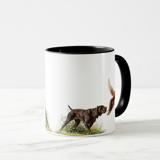 Deutsche Kurzzeiger Tasse (VorderseiteRechts)