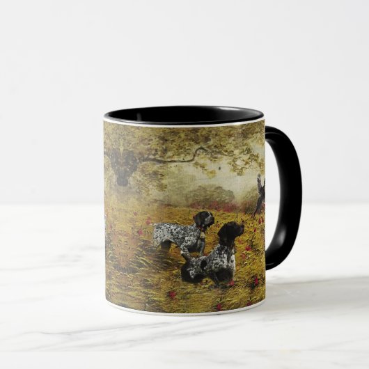 Deutsche Kurzzeiger Tasse (VorderseiteRechts)