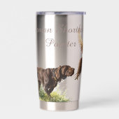 Deutsche Kurzzeiger Thermobecher (Links)