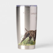 Deutsche Kurzzeiger Thermobecher (Vorderseite)