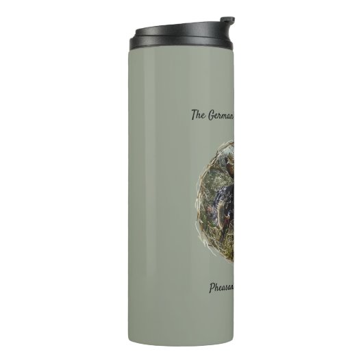 Deutsche Kurzzeiger Thermosbecher (Nach links gedreht)