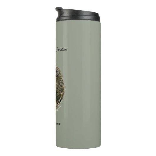 Deutsche Kurzzeiger Thermosbecher (Nach rechts gedreht)