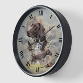 Deutsche Kurzzeiger Uhr (Winkel)