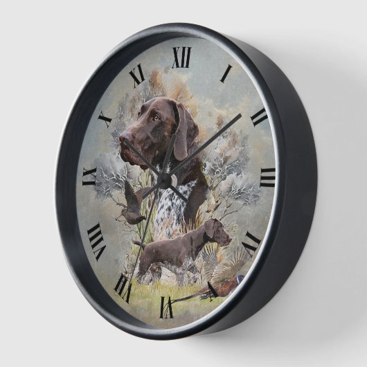 Deutsche Kurzzeiger Uhr (Winkel)