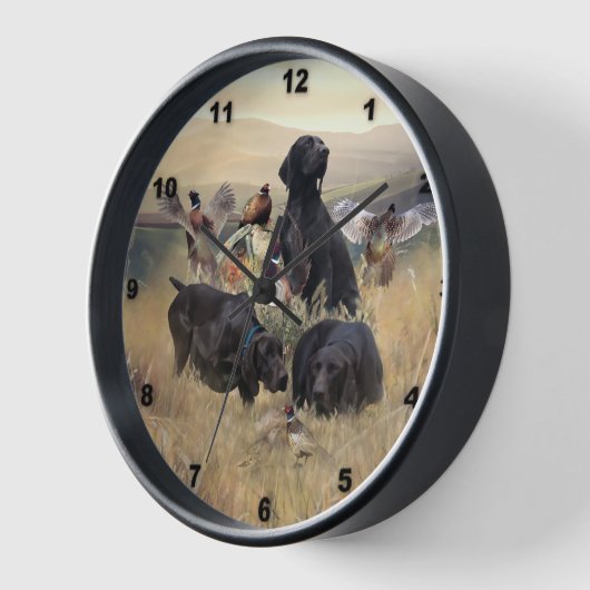 Deutsche Kurzzeiger Uhr (Winkel)