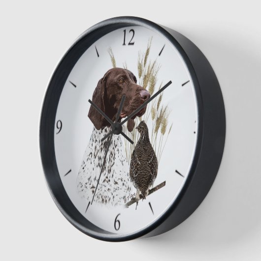 Deutsche Kurzzeiger Uhr (Winkel)