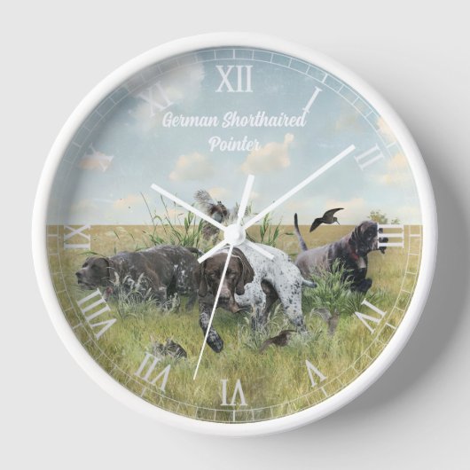 Deutsche Kurzzeiger Uhr (Vorderseite)