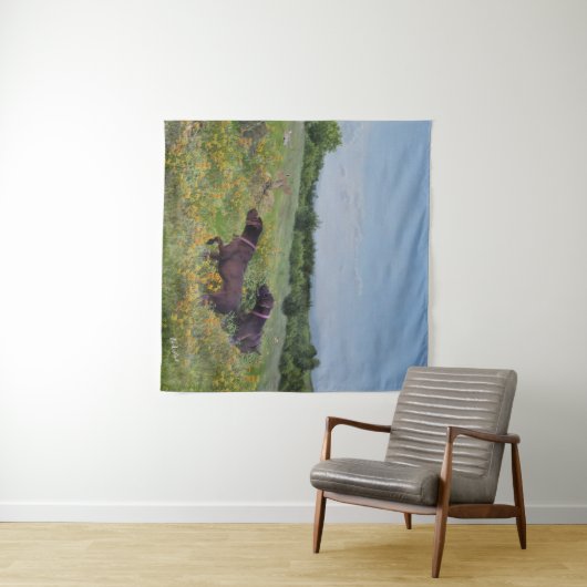 Deutsche Kurzzeiger Wandteppich (Beispiel (Horizontal))