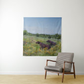 Deutsche Kurzzeiger Wandteppich (Beispiel)