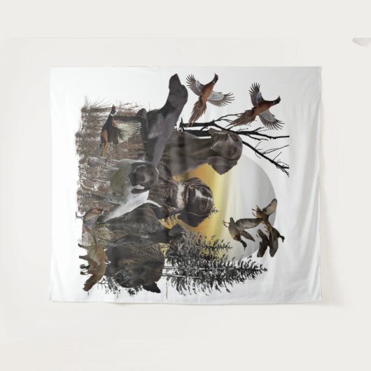 Deutsche Kurzzeiger Wandteppich (Vorderseite (Horizontal))