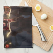 Deutsche Kurzzeiger Weihnachtsfeiern Geschirrtuch (Viertel Falte)