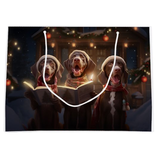 Deutsche Kurzzeiger Weihnachtsfeiern Große Geschenktüte (Vorderseite)