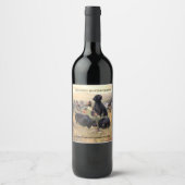 Deutsche Kurzzeiger Weinetikett (Vorderseite)