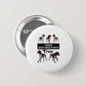 Deutsche Kurzzeigerin-Crew Button (Vorne & Hinten)