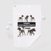Deutsche Kurzzeigerin-Crew Golfhandtuch (Insitu)