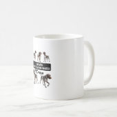Deutsche Kurzzeigerin-Crew Kaffeetasse (VorderseiteRechts)