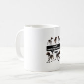 Deutsche Kurzzeigerin-Crew Kaffeetasse (Vorderseite Links)
