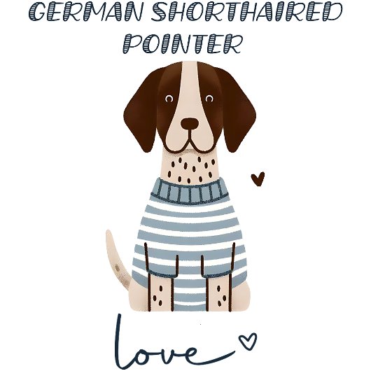 Deutsche Kurzzeigerin-Liebe T-Shirt