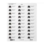 Deutsche Kurzzeigerin-Rücksendeadresse (Vorne)