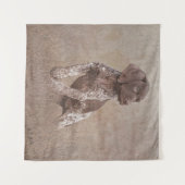 Deutsche Kurzzeigerpuppe Wandteppich (Vorderseite (Horizontal))