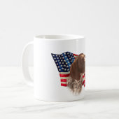 Deutsche Kurzzeiterflagge Kaffeetasse (Vorderseite Links)