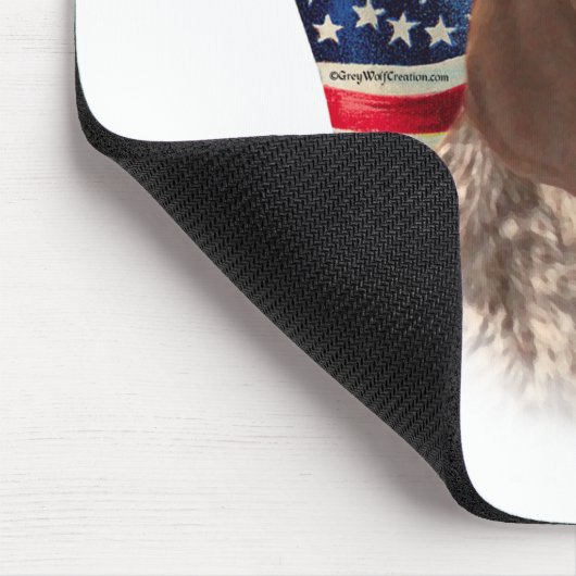 Deutsche Kurzzeiterflagge Mousepad (Ecke)