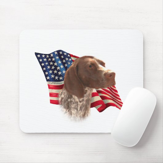 Deutsche Kurzzeiterflagge Mousepad (Mit Mouse)