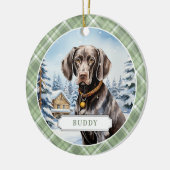 Deutsche Kurzzeiterie-Keramik Keramik Ornament (Links)