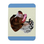Deutsche Kurzzeiterkunst Magnet (Vertikal)