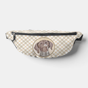 Deutsche Kurzzeitermalerei Original Art Bauchtasche